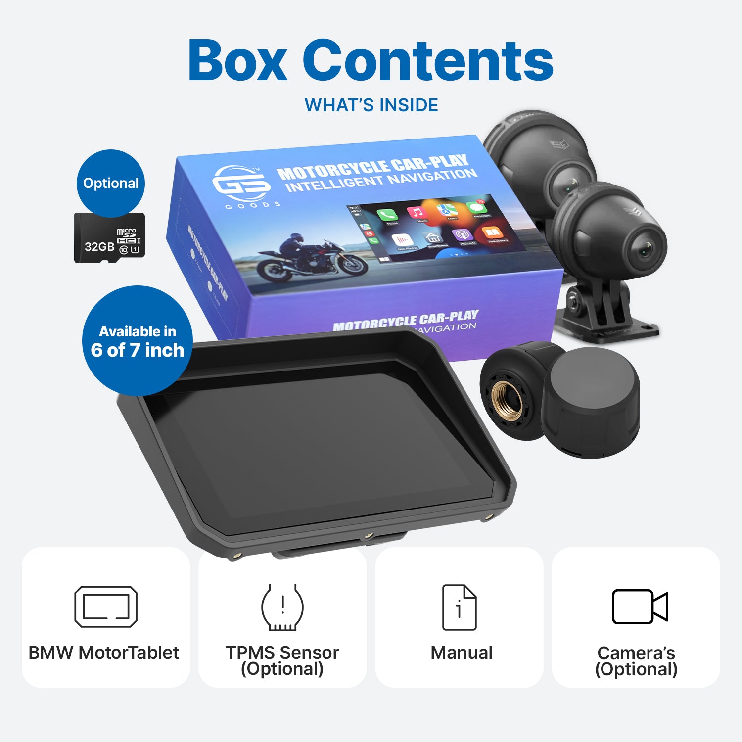 GS Goods BMW Motor Carplay Screen