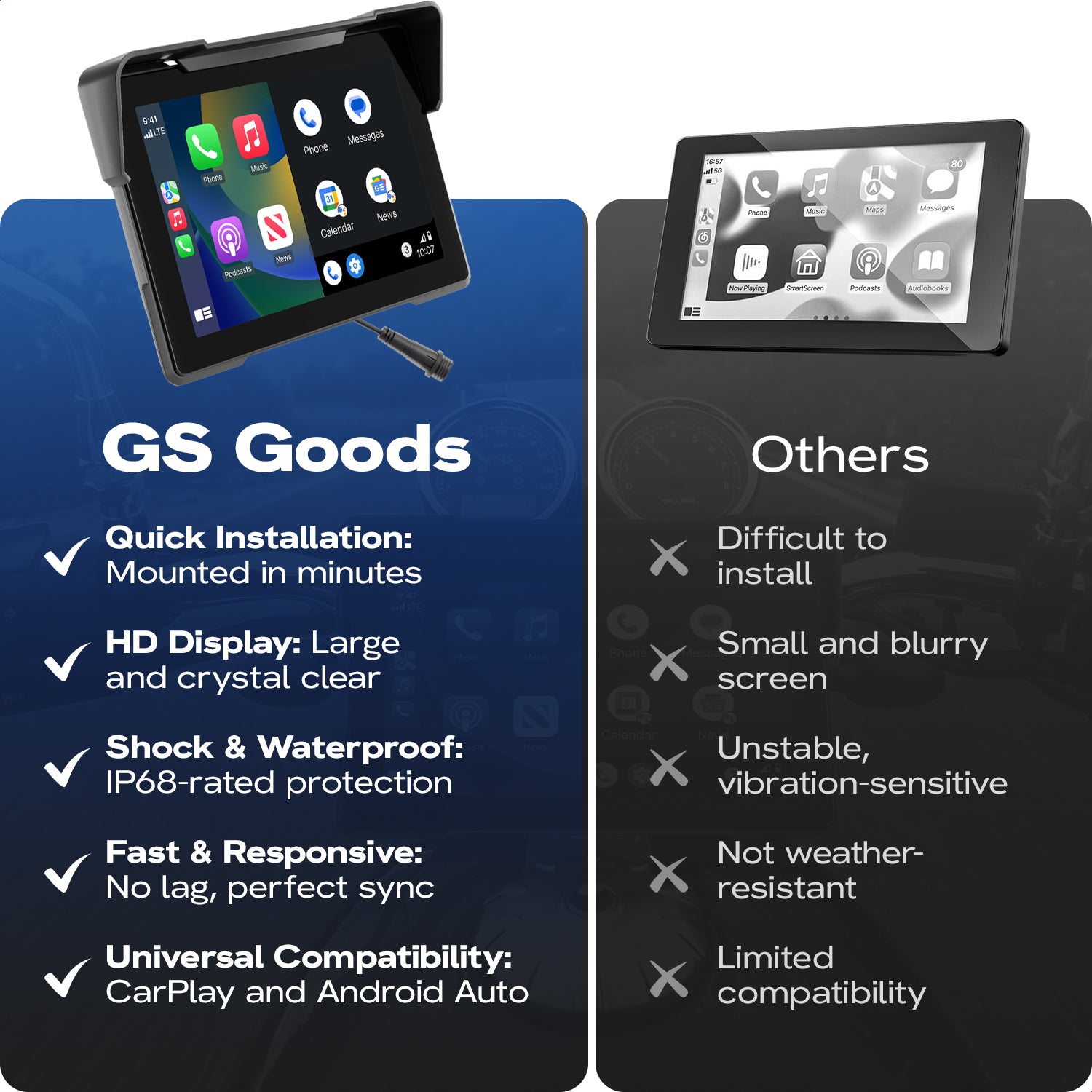 GS Goods Motor Carplay