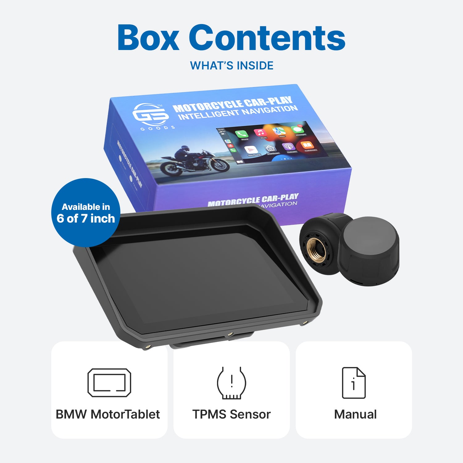 GS Goods BMW Motor Carplay