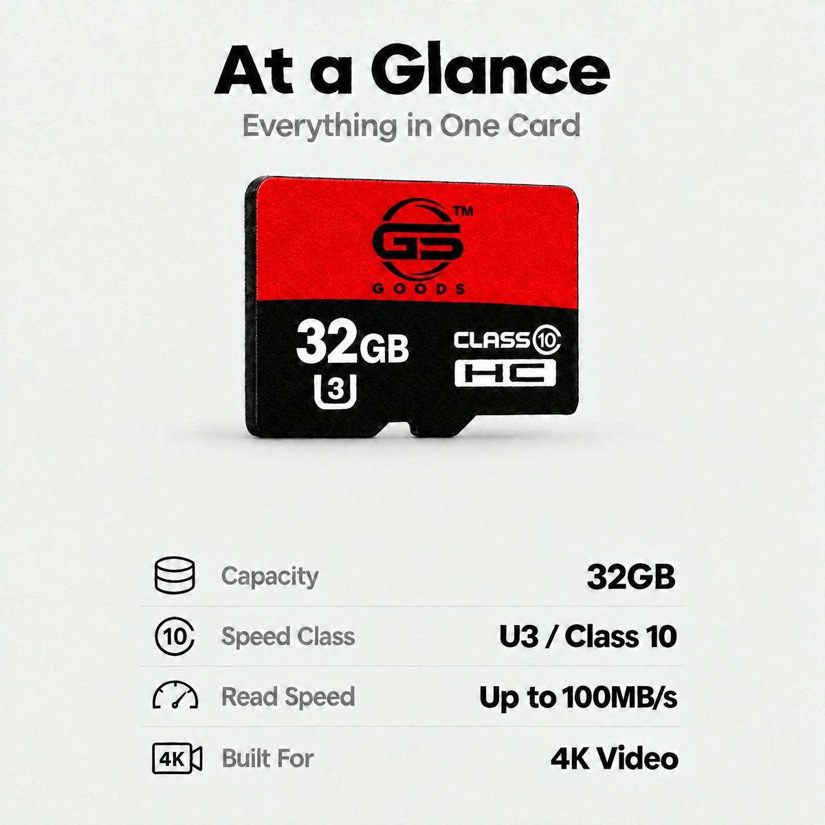 بطاقة Micro SD سعة 32 جيجابايت